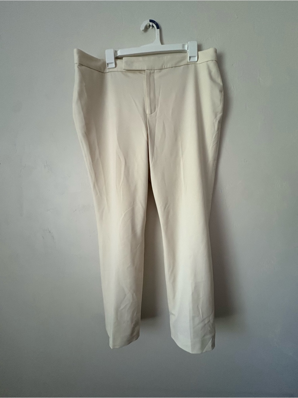Ralph Lauren Cream Straight-Leg Pants